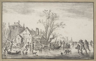 O 045
<br/>
IJsgezicht
<br/>
<em>Goyen, Jan Jozefsz. van (1596-1656)</em>